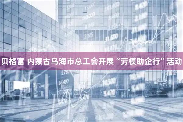 贝格富 内蒙古乌海市总工会开展“劳模助企行”活动